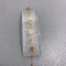 18-karaats roestvrijstalen gouden ketting dames ronde opengewerkte hanger