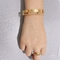 Exclusieve designer dubbele ring materiaal roestvrij stalen armband 18k gouden armband