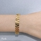 Open verstelbare roestvrij dames designer armbanden 18k bladgoud armband voor dame