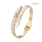 Luxe merk K gouden roestvrijstalen armband Open grote strass slangenarmband