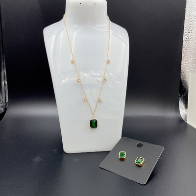2024 Nieuwe waterdichte trendy roestvrijstalen sieraden sets, 18K goud, luxe cadeau, groothandel