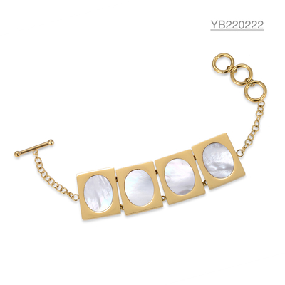 16 cm Shell Hanger Sieraden Weelderige Witte Parelmoervlinder Ingelegd Hangende Gesp Bangle Armband