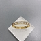 Damestainless steel bangle Goud Uitgeholde die Caleidoscoop met Diamond Bracelet wordt ingelegd