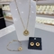 CDE Angel Wing Necklaces en Dag van Oorringen de Gouden Tone Jewelry Sets Birthday /Anniversary Valentine