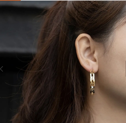14K het goud plateerde Dikke van het Pakchunky hoops set hypoallergenic small van Hoepeloorringen de Hoepeljuwelen