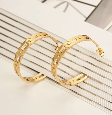14K het goud plateerde Dikke van het Pakchunky hoops set hypoallergenic small van Hoepeloorringen de Hoepeljuwelen