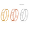 L Word Design dubbele ring armband 18k roestvrijstalen gouden armband