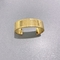 roestvrij staal tij merk sieraden gouden diamant brede armband match bangle