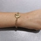 Niche Luxe Merk Sieraden 24k Gouden Hartvorm Armband Valentijnsdag aanwezig