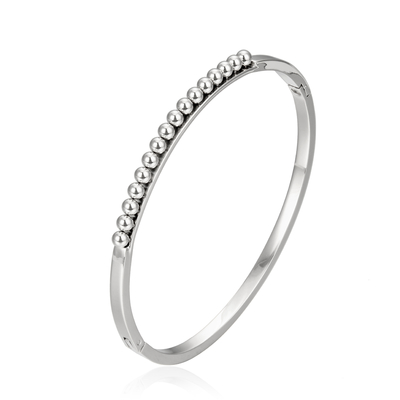 Anti roest fadeless gouden strass armband 16 ronde gouden kralen armbanden