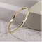 Verlovings gouden strass armband LIEFDE gegraveerde armbanden voor dames